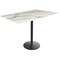 Holland Bar Stool Co 36 Tall OD214 Black Table Base w22 Diameter foot and 32x48 White Marble Top, IndoorOutdoor OD214-2236BWODS3248WM - alternate 1